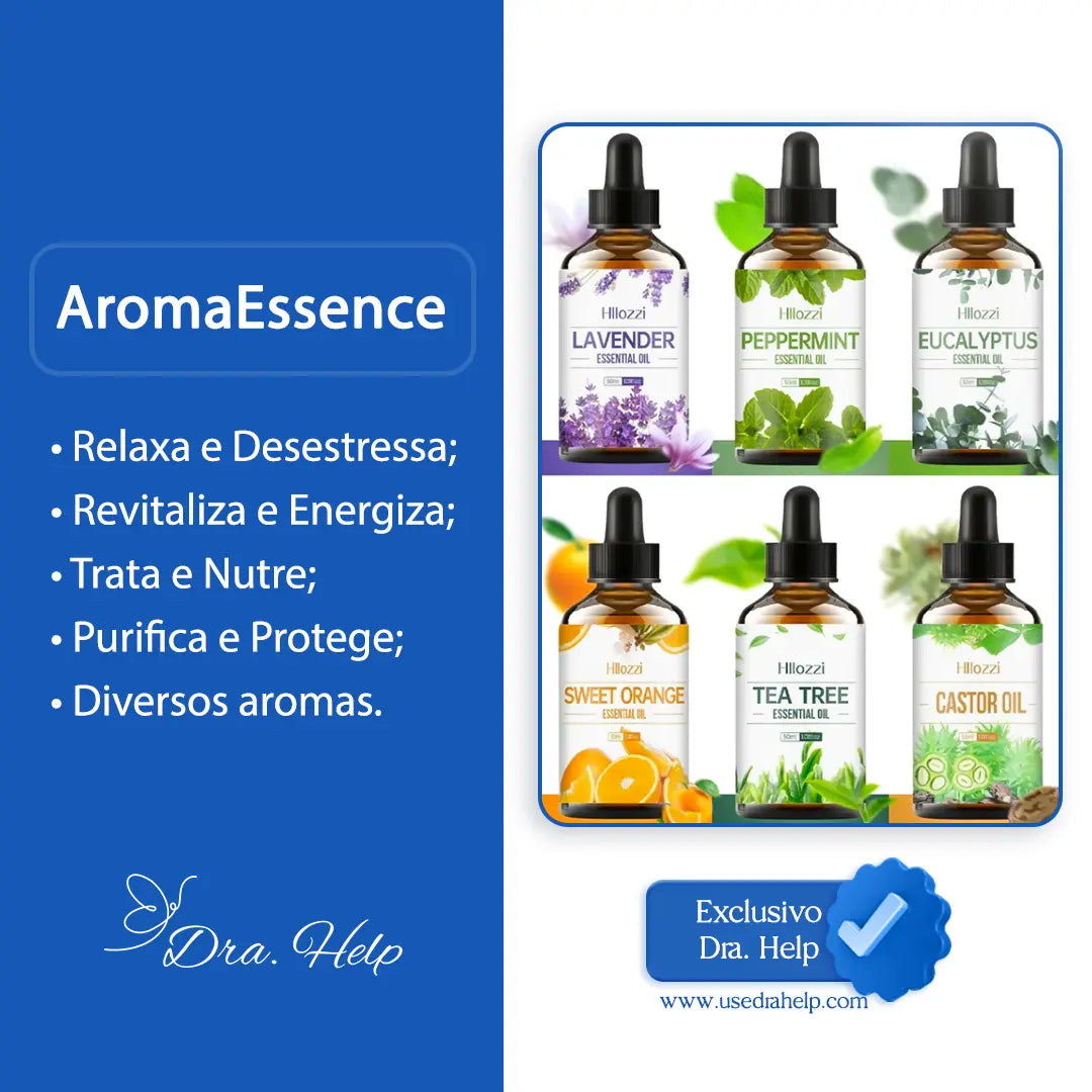 AromaEssence • Óleos e essências para corpo e mente - Dra. Help