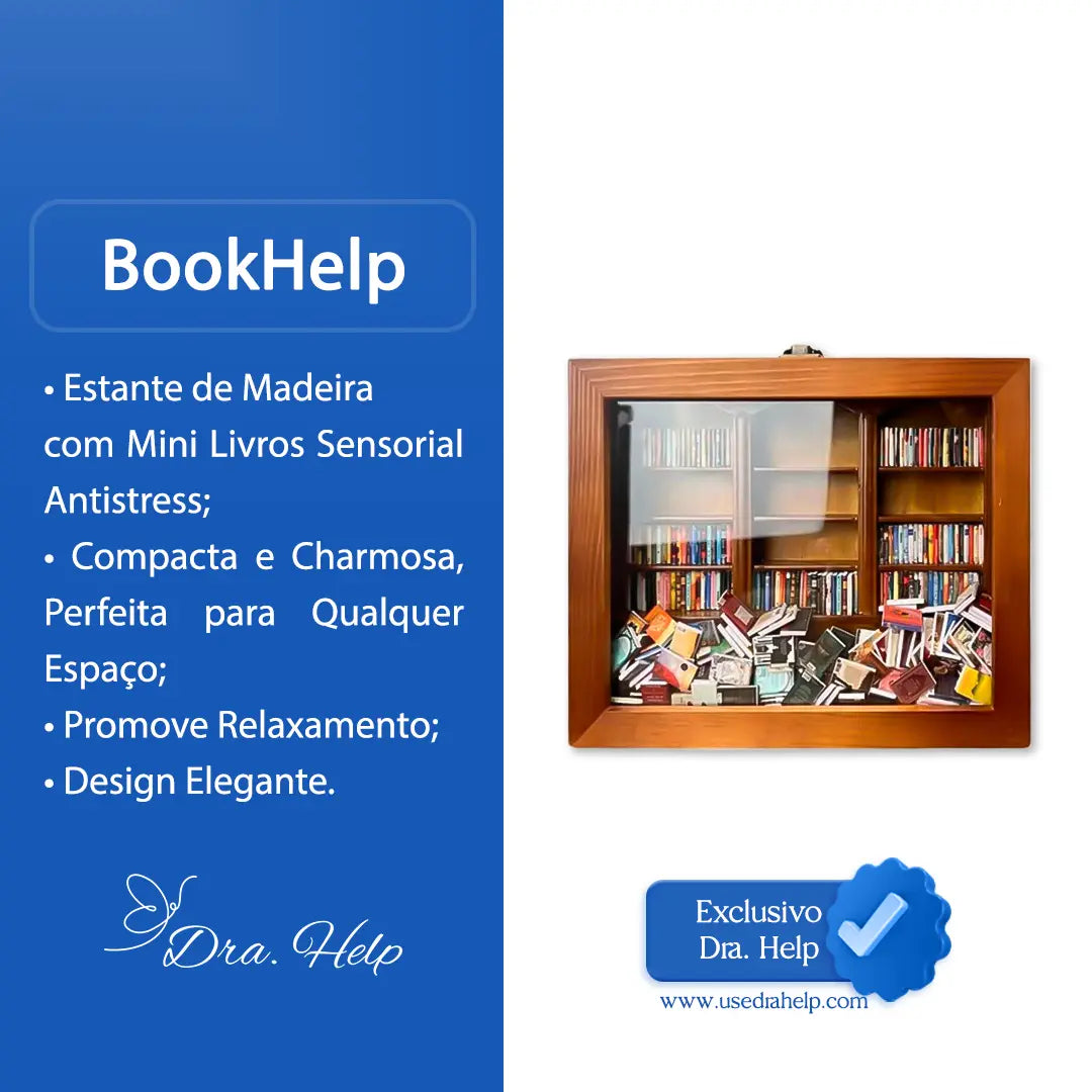 BookHelp • Estante anti-estresse - Dra. Help