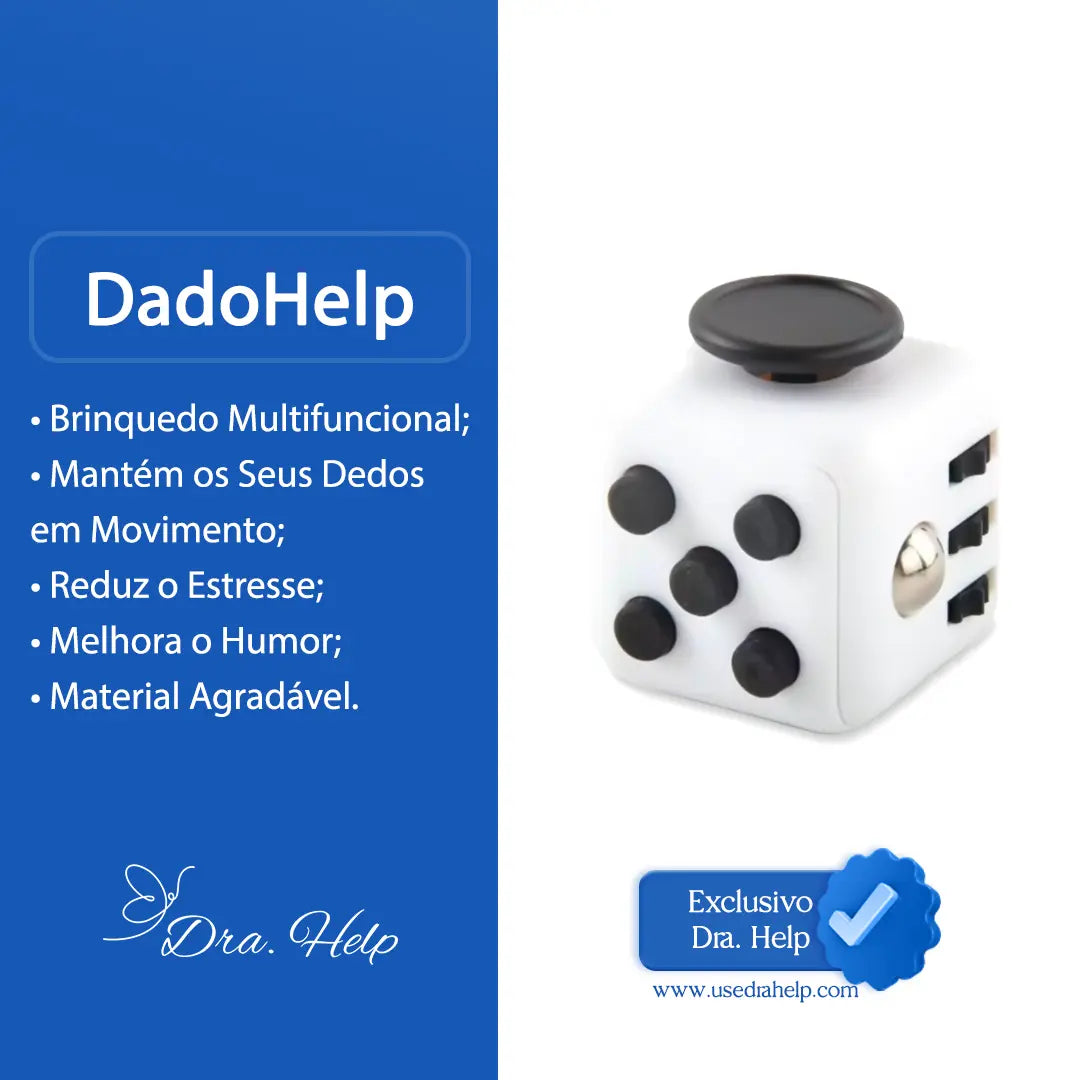 DadoHelp • Fidget Anti-stress - Dra. Help