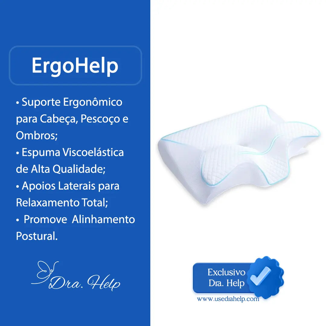 ErgoHelp • Travesseiro ergonomico - Dra. Help