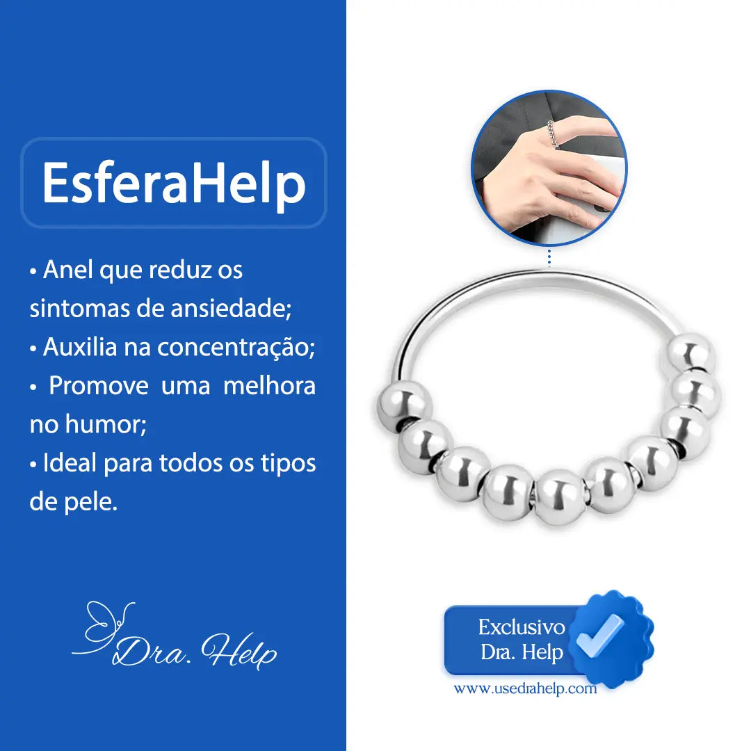 EsferaHelp • Anel para ansiedade - Dra. Help