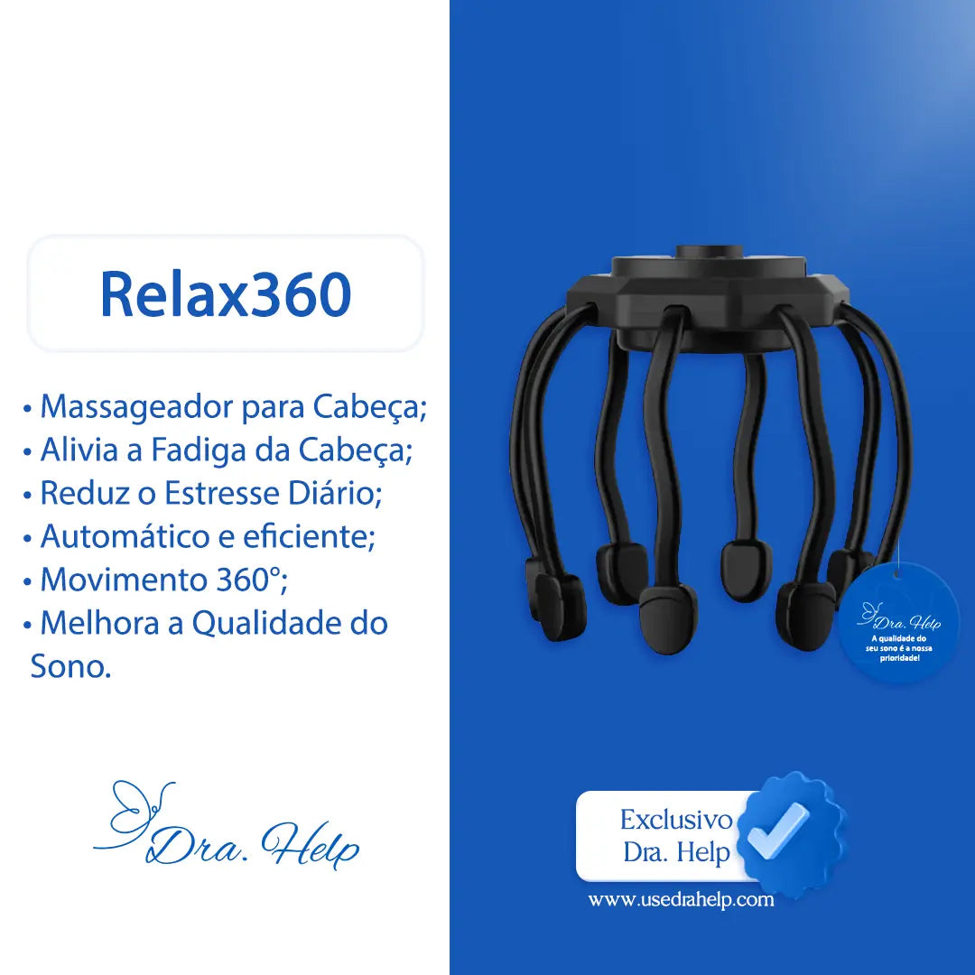 Relax360 • Massageador para cabeça - Dra. Help