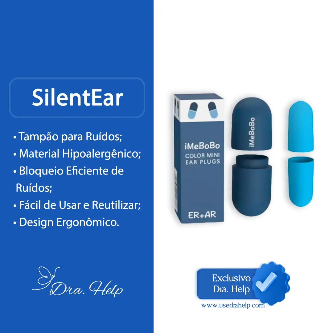 SilentEar • Proteção anti-ruído - Dra. Help