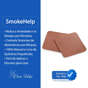 SmokeHelp • Adesivo que ajuda a parar de fumar - Dra. Help