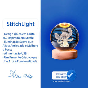 StitchLight • Bola de Cristal 3D com luz - Dra. Help