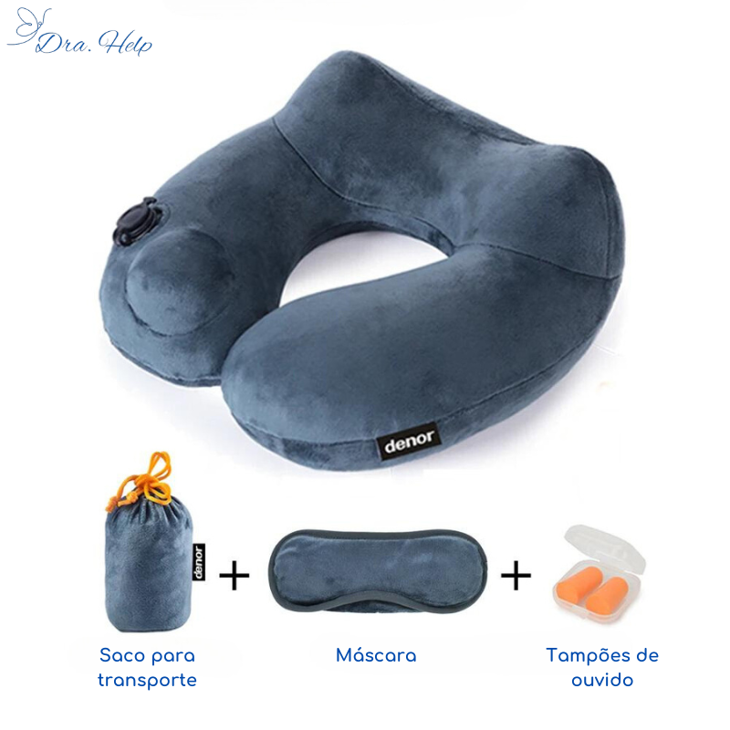 Kit ErgoRelax • Almofada de pescoço Ergonômica - Dra. Help