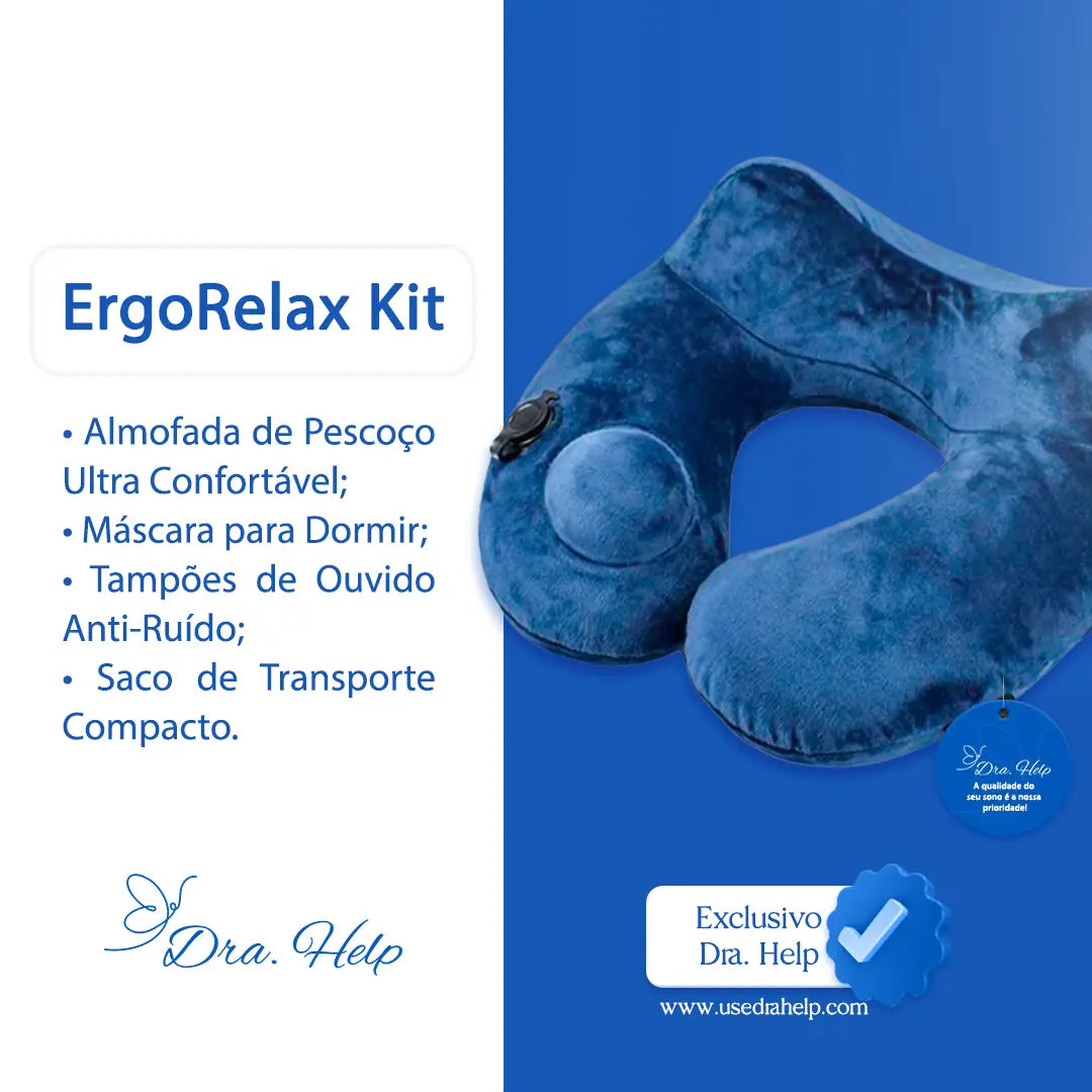 Kit ErgoRelax • Almofada de pescoço Ergonômica - Dra. Help