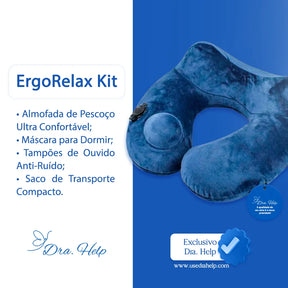 Kit ErgoRelax • Almofada de pescoço Ergonômica - Dra. Help