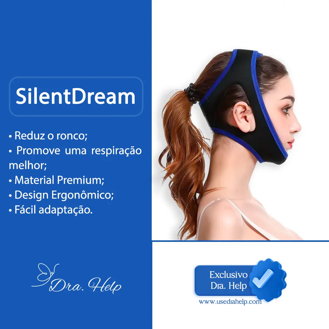 SilentDream • Cinta de queixo Anti-Ronco - Dra. Help